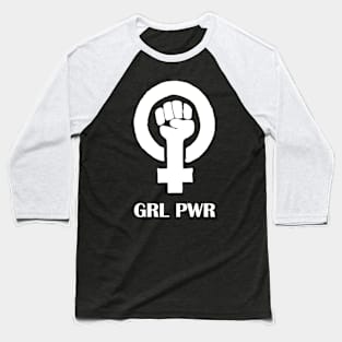 GRL PWR - Girl Power Baseball T-Shirt